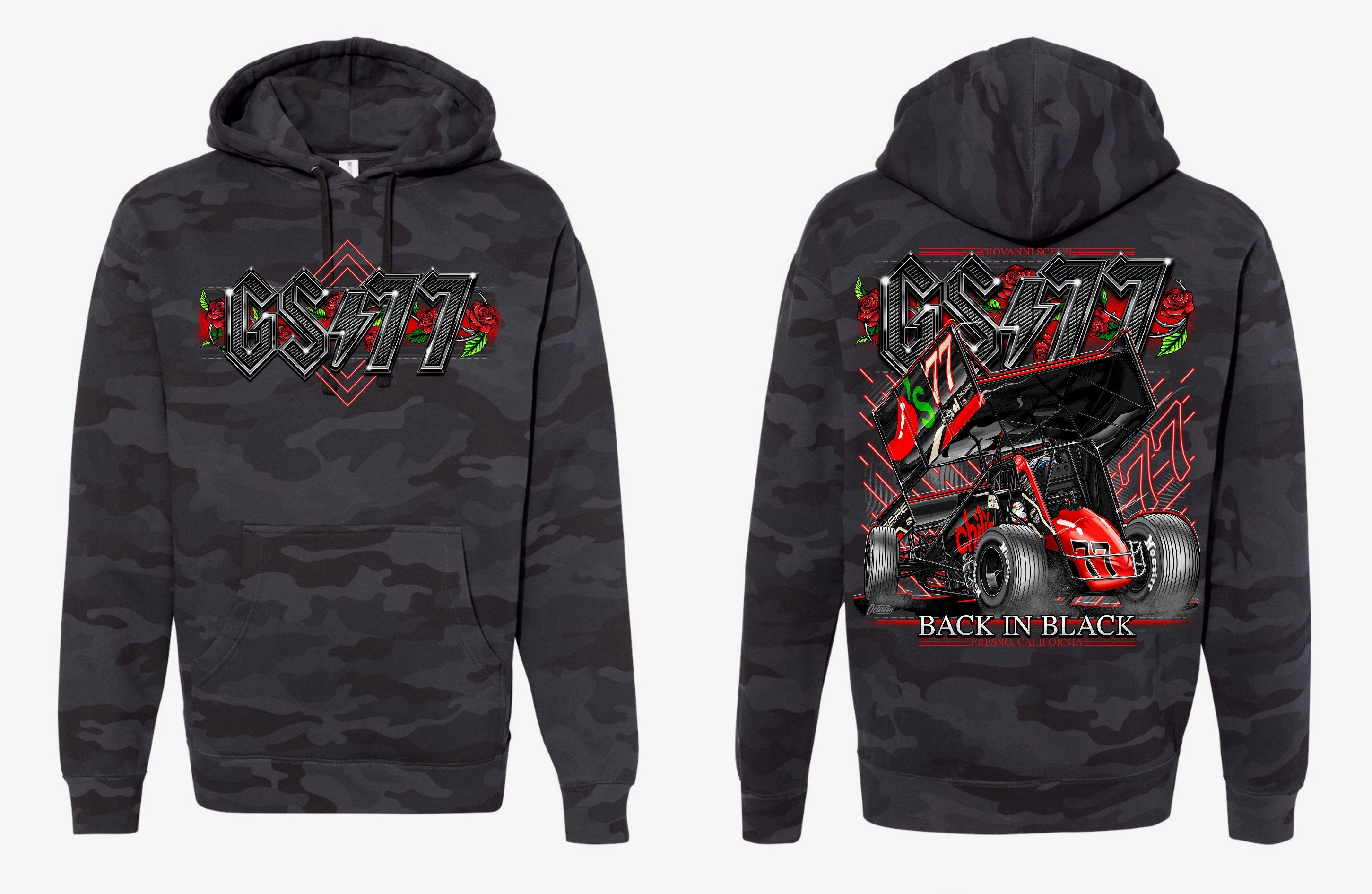 2026 Knoxville Nationals Back in Black Hoodie