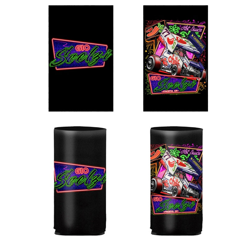 Chilis Neon Slim Can Coozie