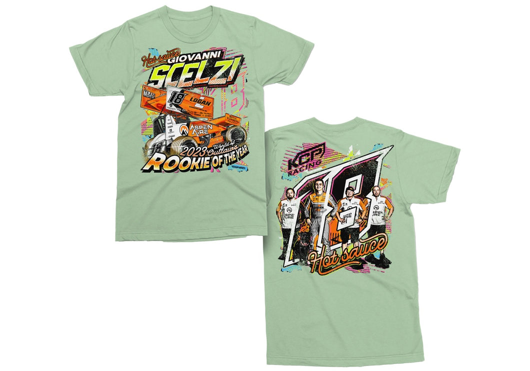 2023 WoO Rookie of the Year Military Green Tee - YOUTH