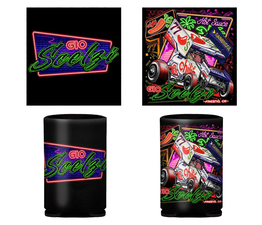 Chilis Neon Can Coozie