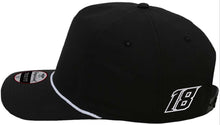Load image into Gallery viewer, Black Rope Snapback